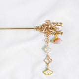 Oriental Rabbit Clover Gingko Hair Pin (Nationwide Delivery) - CNY Hampers & Gifts 2025