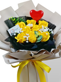 Yellow Soap Rose Bouquet Artificial Flower (Klang Valley Delivery)