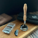 Personalised Wood Razor set (Nationwide Delivery)