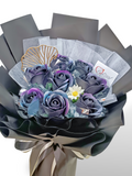 Galaxy Black Soap Rose Bouquet Artificial Flower (Klang Valley Delivery)