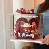 CNY 2024 Goldie Preserved Flower Box (Preserved Flower) (Klang Valley Delivery)