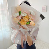 QiXi Mila Artificial Soap Flower Bouquet (Johor Bahru Delivery Only)