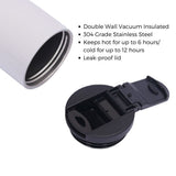 Personalised Thermal Flask Gift Set - Floral Foliage (West Malaysia Delivery Only)