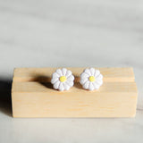 Dazzling Daisies Flower Stud Handmade Polymer Clay Earring | (Nationwide Delivery)