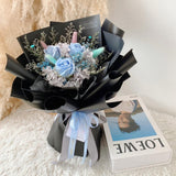 QiXi Jade Artificial Soap Flower Bouquet (Johor Bahru Delivery Only)