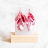 Blooming Blush The Pink Petal The Falling Petal Handmade Polymer Clay Earring | (Nationwide Delivery) - Valentine's Day Flowers & Gifts 2025