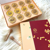 3 Different Honey Flavors Gift Box with Custom Wish Card [ Birthday / Appreciation / Christmas/ Self-Care GIFT BOX SET ] 2 BOX