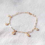 Daisy Dream Gold Necklace Bracelet Set (Nationwide Delivery)