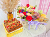 Fruit Basket With Brownies (Penang Delivery only)