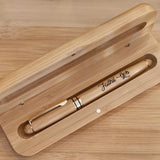 Personalised Wooden Pen Case & Pen | Nationwide Delivery