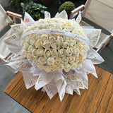 99 Stalks Soap Roses Bouquet (Klang Valley Delivery)