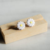 Dazzling Daisies Flower Stud Handmade Polymer Clay Earring | (Nationwide Delivery)