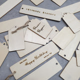 Personalized Name Tag with laser engraving