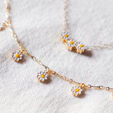 Daisy Dream Gold Necklace Bracelet Set (Nationwide Delivery)