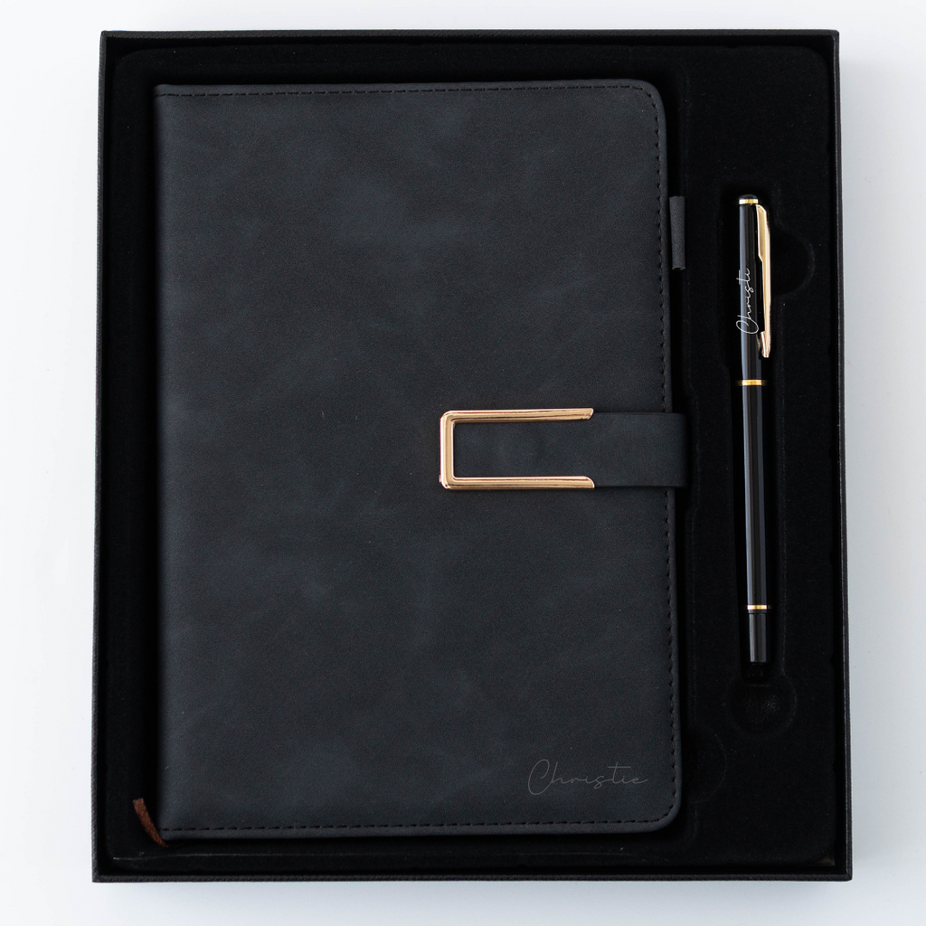 Messengerco Gift Personalised Notebook & Pen Gift Set Nationwide De