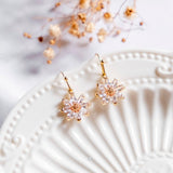 CZ Daisy Hook Handmade Earring (Nationwide Delivery)