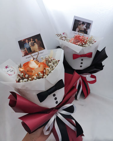 Tuxedo Money Bouquet (Klang Valley Delivery Only) - Gifts 2026 - Father's Day Flowers & Gifts 2026