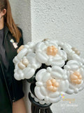 Balloon Flower Bouquet | Premium - Black White Series (Klang Valley Delivery)