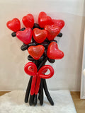 Balloon Flower Bouquet | Standard - Heartshape Series (Klang Valley Delivery)