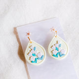 Blissful Flourishing Tulip Flower Handmade Polymer Clay Earring | (Nationwide Delivery)