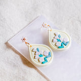 Blissful Flourishing Tulip Flower Handmade Polymer Clay Earring | (Nationwide Delivery)