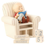 Peanuts Snoopy and Charlie Brown Chair Perpetual Calendar