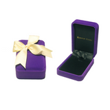 Kelvin Gems Flower Heart Pendant & Earrings Gift Set
