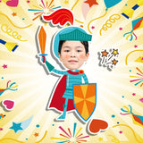 Cute Knight 3d Cute Photo Frame Customise Gift Idea (Nationwide Delivery)