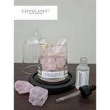 Cryscent Premium Crystal Aromatherapy with Rose Quartz Set (Nationwide Delivery)