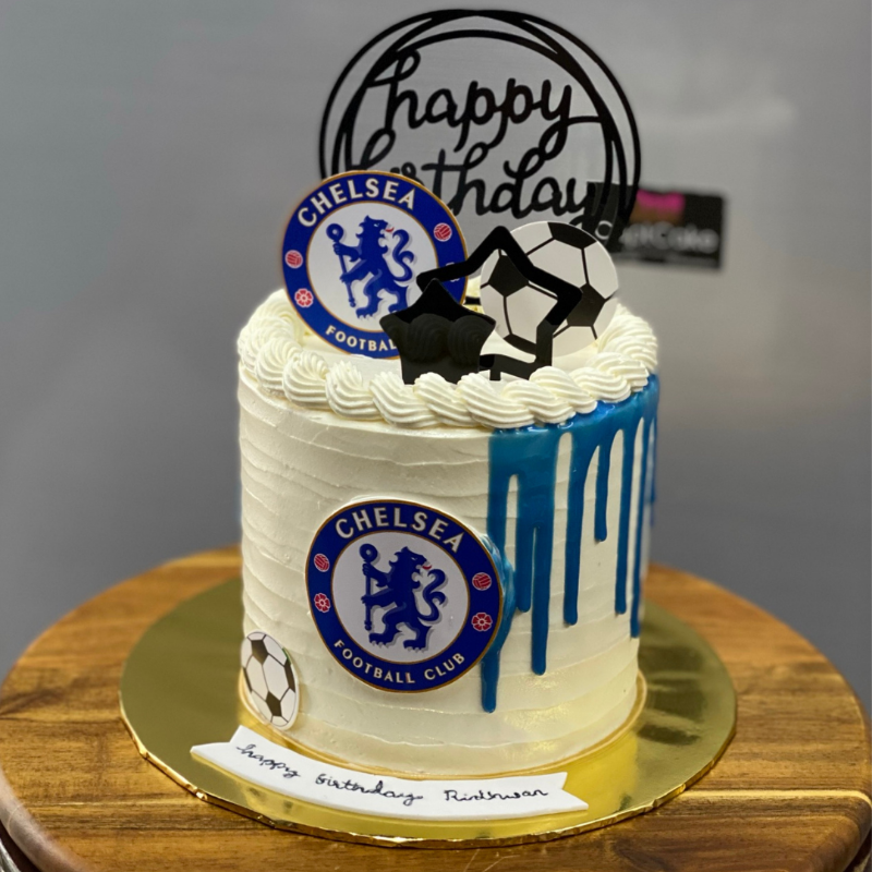 Football 06 – Chelsea Football Club Edible Image Cake – Heidelberg Cakes