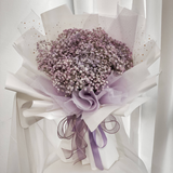 Purple Baby Breath Bouquet M size (Klang Valley Delivery )