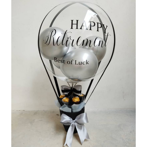 18inch Clear Bubble Hot Air Balloon with Mini Balloon