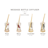 Botanica Fragrance Message Bottle Diffuser | Rose (Nationwide Delivery)