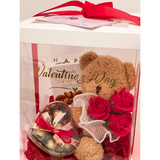 Hug & Kisses Bear with chocolates gift Box (Klang Valley Delivery Only)