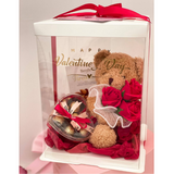 Hug & Kisses Bear with chocolates gift Box (Klang Valley Delivery Only)