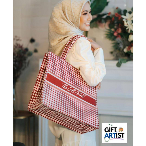 "Bag of Wonders" Personalized Large Book Tote Shopping Bag (Nationwide Delivery)