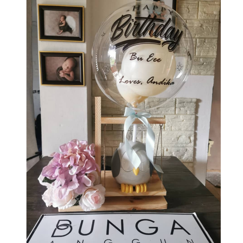 Blooming Bobo Balloon Surprise with Gift Box for Women / Men, 33 Pcs Gift  Kit