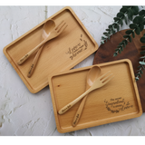 Mother's Day 2024 Personalised Food Tray With Utensils Set (Nationwide Delivery)