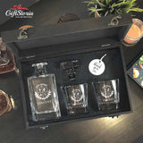 Personalized Whiskey Decanter Set (Design 9) (6-8 working days)