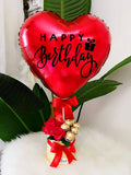Soap Roses Ferrero Rocher With Love Balloon