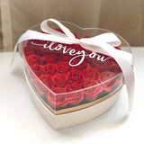 Amour Flower Box With Soap Roses