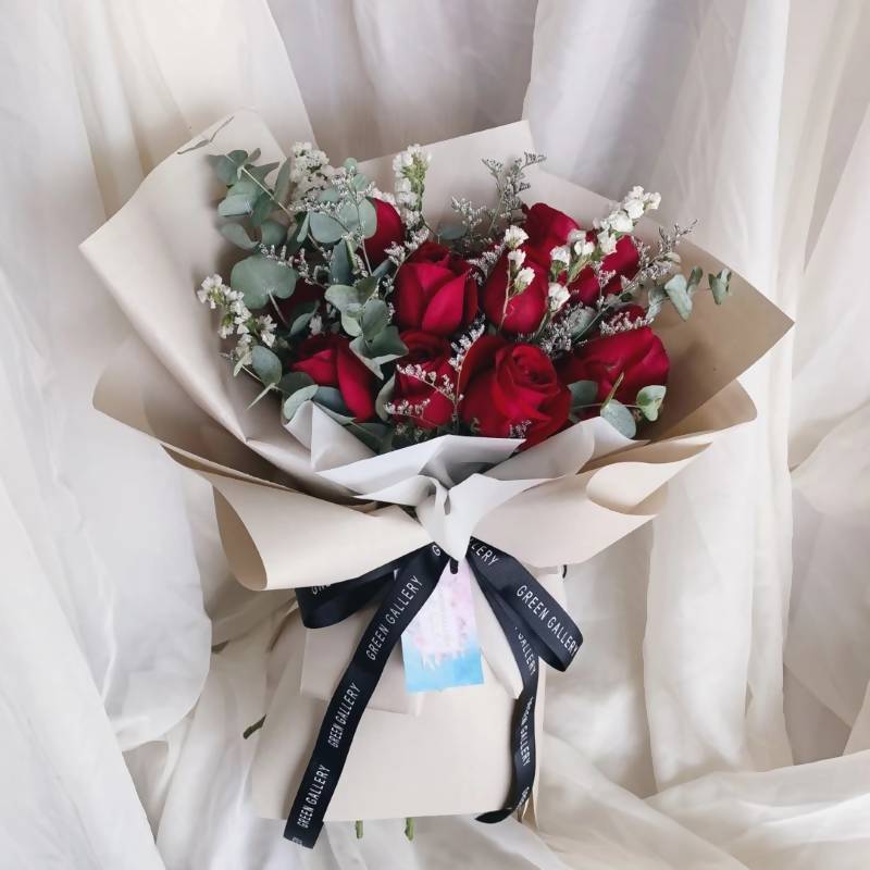 Valentine's Day 2020 Red Roses Bouquet 2 (Kuching Delivery Only)