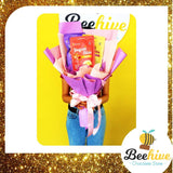 Beehive Chocolate Gift For Her Snack Bouquet Gift Set | (West Malaysia Delivery Only)