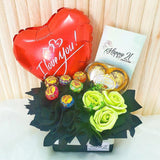 (Self Pick-up Only at Sg. Besi, KL on 14 Feb) Soap Rose Lolipop Chocolate With Balloon (Valentine's Day 2020)