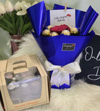 Fererro Bouquet with Cake (Penang Delivery Only)