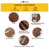 Leather Long Wallet (Nationwide Delivery)