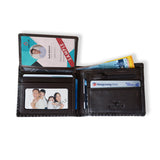 Bifold Leather Wallet With Flip ID (Nationwide Delivery)