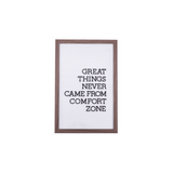 Letter Board - Wood Frame with White Plastic (Nationwide Delivery)