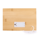 Light Box - Jewel Vortex Waterfall Paper Cut (Bamboo Frame) (Nationwide Delivery)