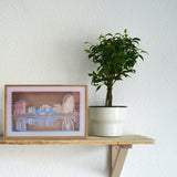 Light Box - Singapore Flyer Paper Cut (Bamboo Frame) | Nationwide Delivery